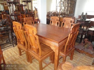 福祿壽餐桌 供應(yīng)非洲花梨木紅木家具餐廳餐桌系列，盡顯家居尊貴典雅